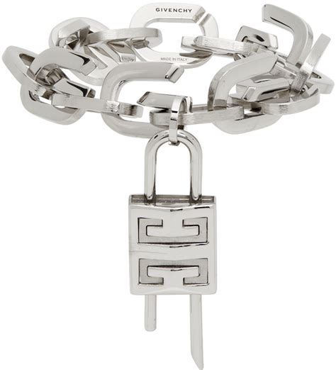 givenchy padlock bracelet|Givenchy G.